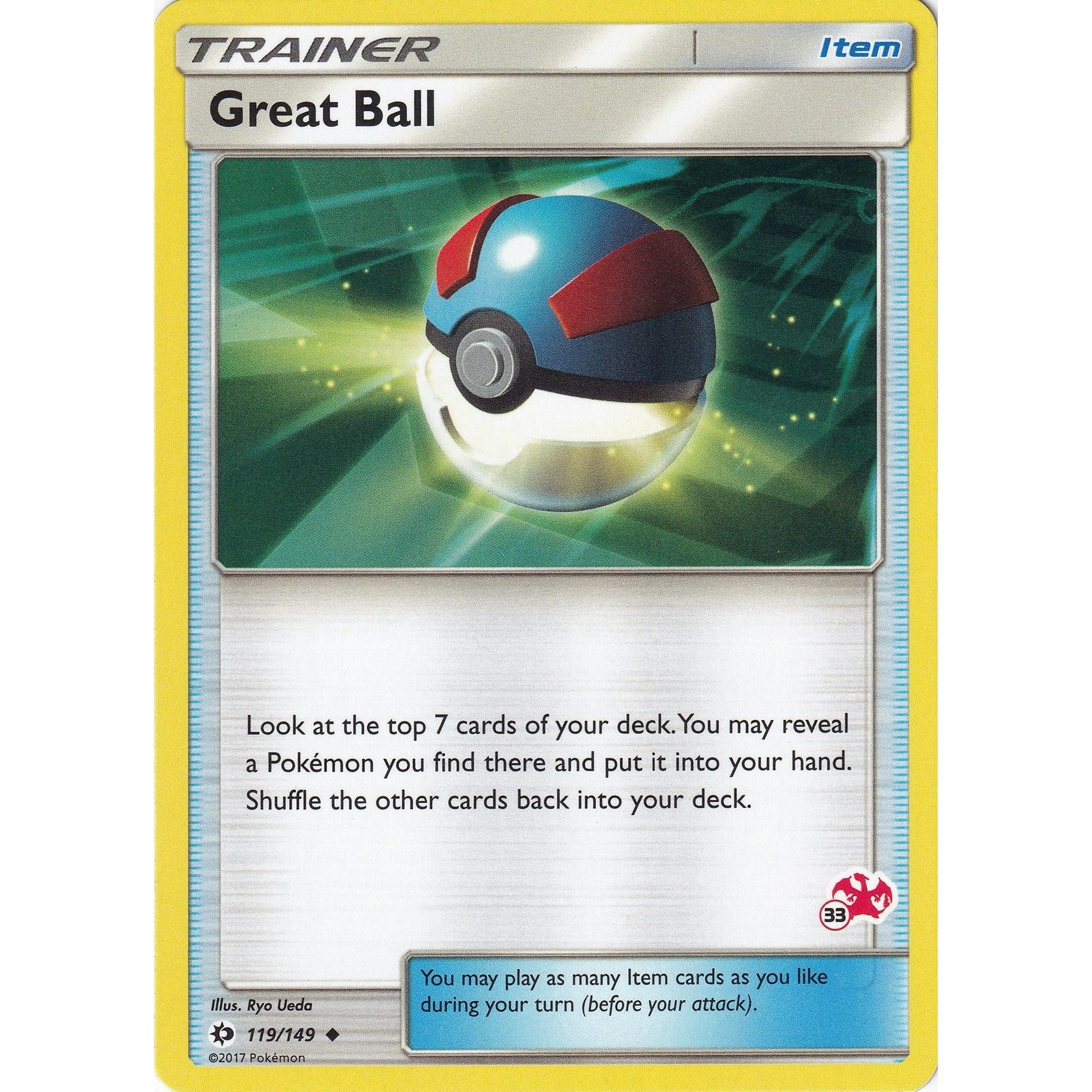 Great Ball - 119/149 (#33 Charizard Stamped) (119/149) (BTA)
