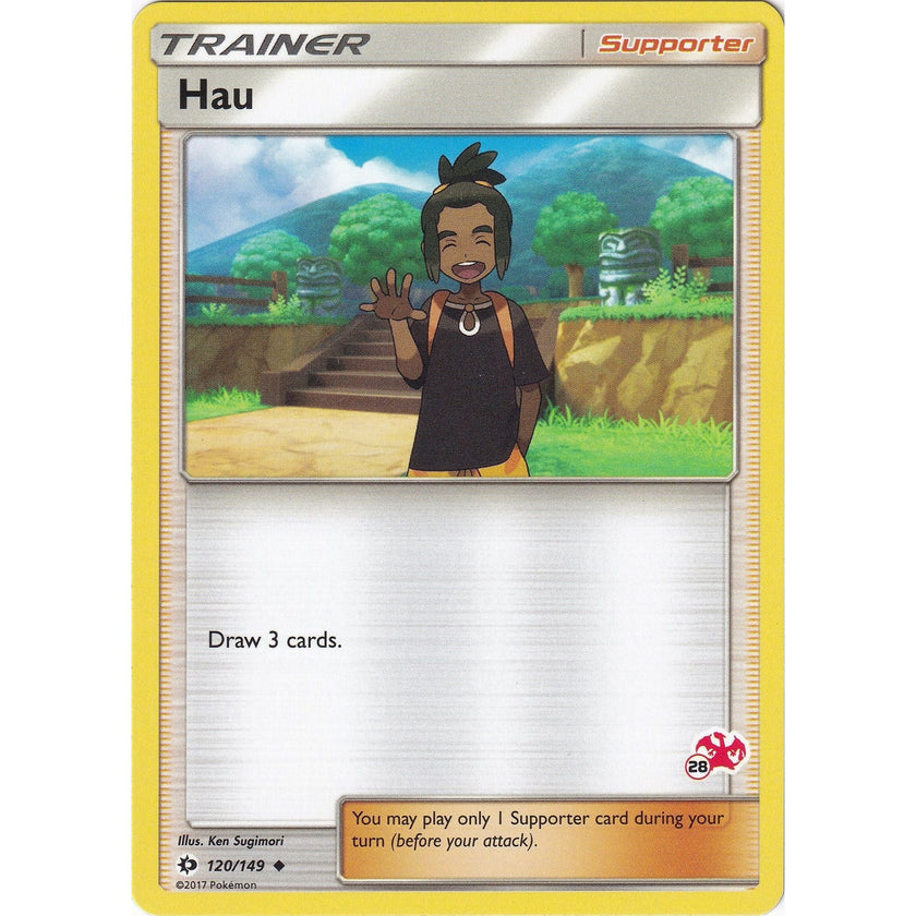 Hau - 120/149 (#28 Charizard Stamped) (120/149) (BTA)
