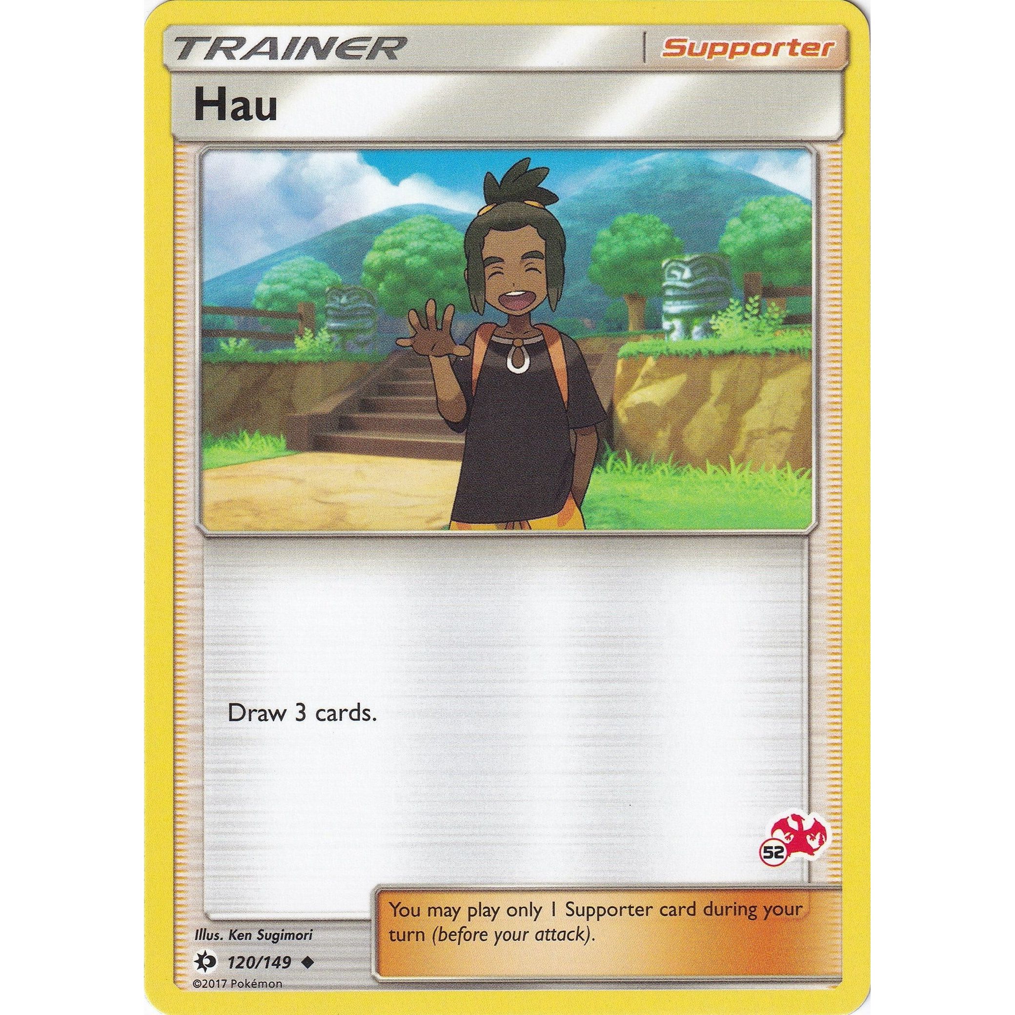 Hau - 120/149 (#52 Charizard Stamped) (120/149) (BTA)