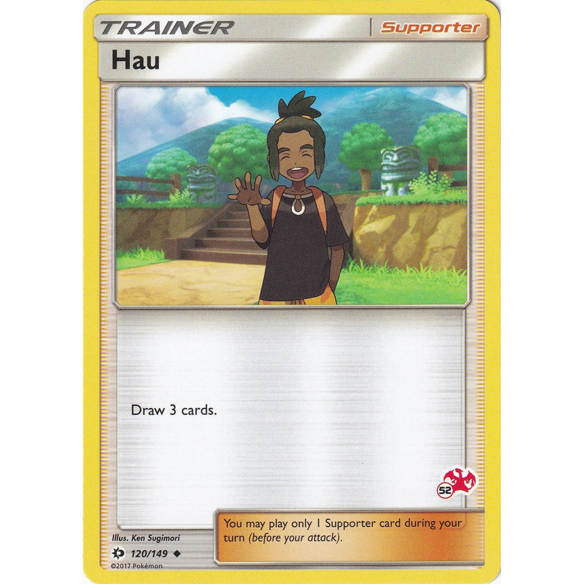 Hau - 120/149 (#52 Charizard Stamped) (120/149) (BTA)