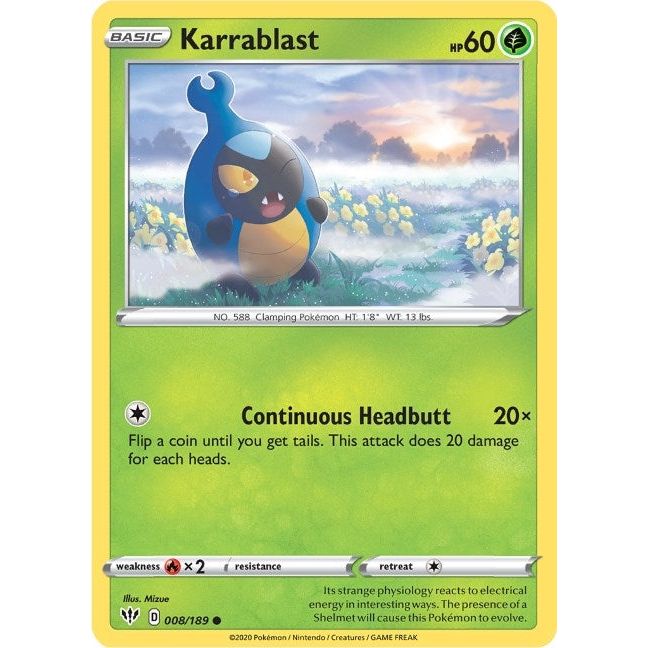 Karrablast (008/189) (SWSH03)