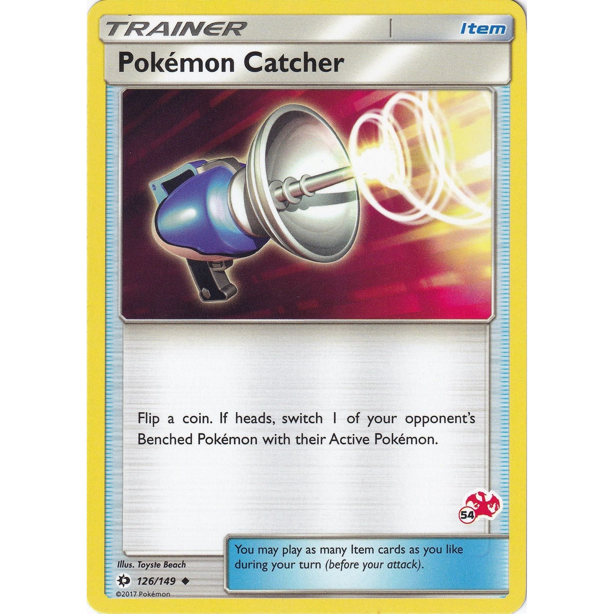 Pokemon Catcher - 126/149 (#54 Charizard Stamped) (126/149) (BTA)