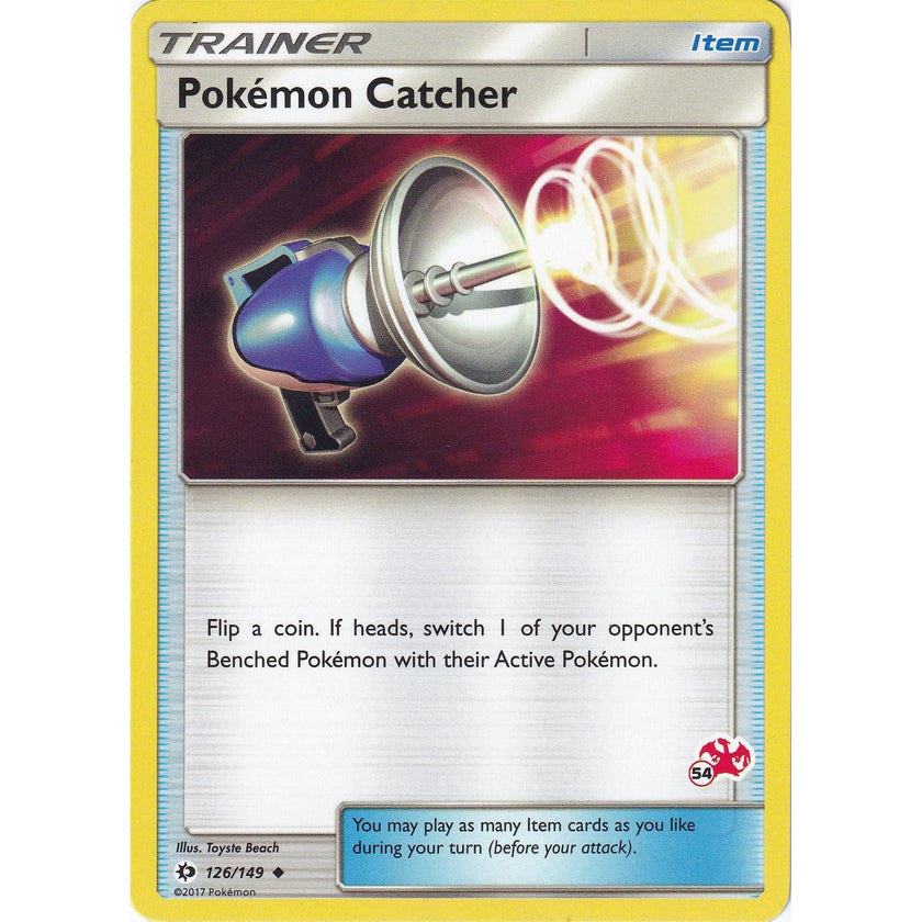 Pokemon Catcher - 126/149 (#54 Charizard Stamped) (126/149) (BTA)