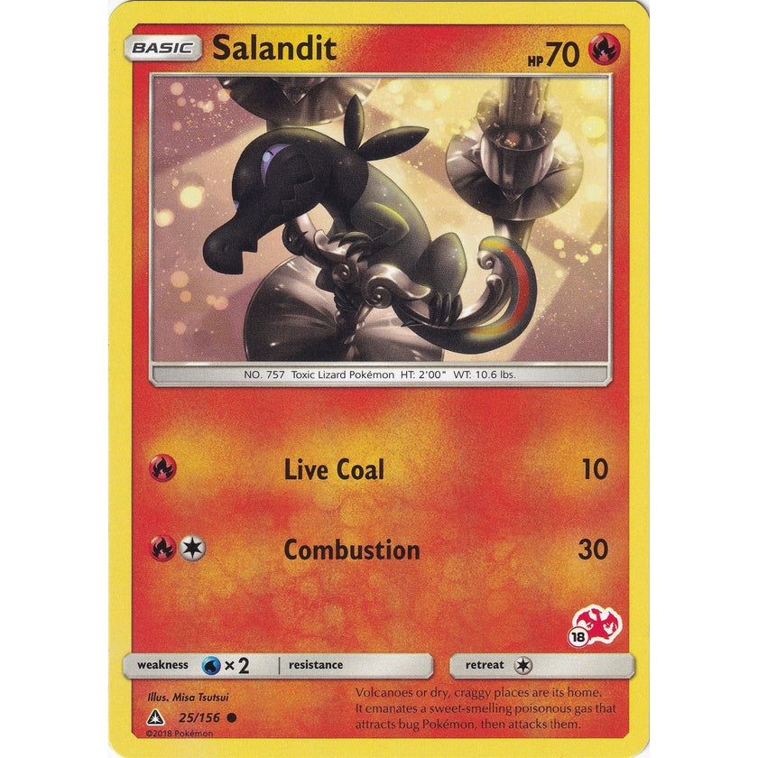 Salandit - 25/156 (#18 Charizard Stamped) (025/156) (BTA)