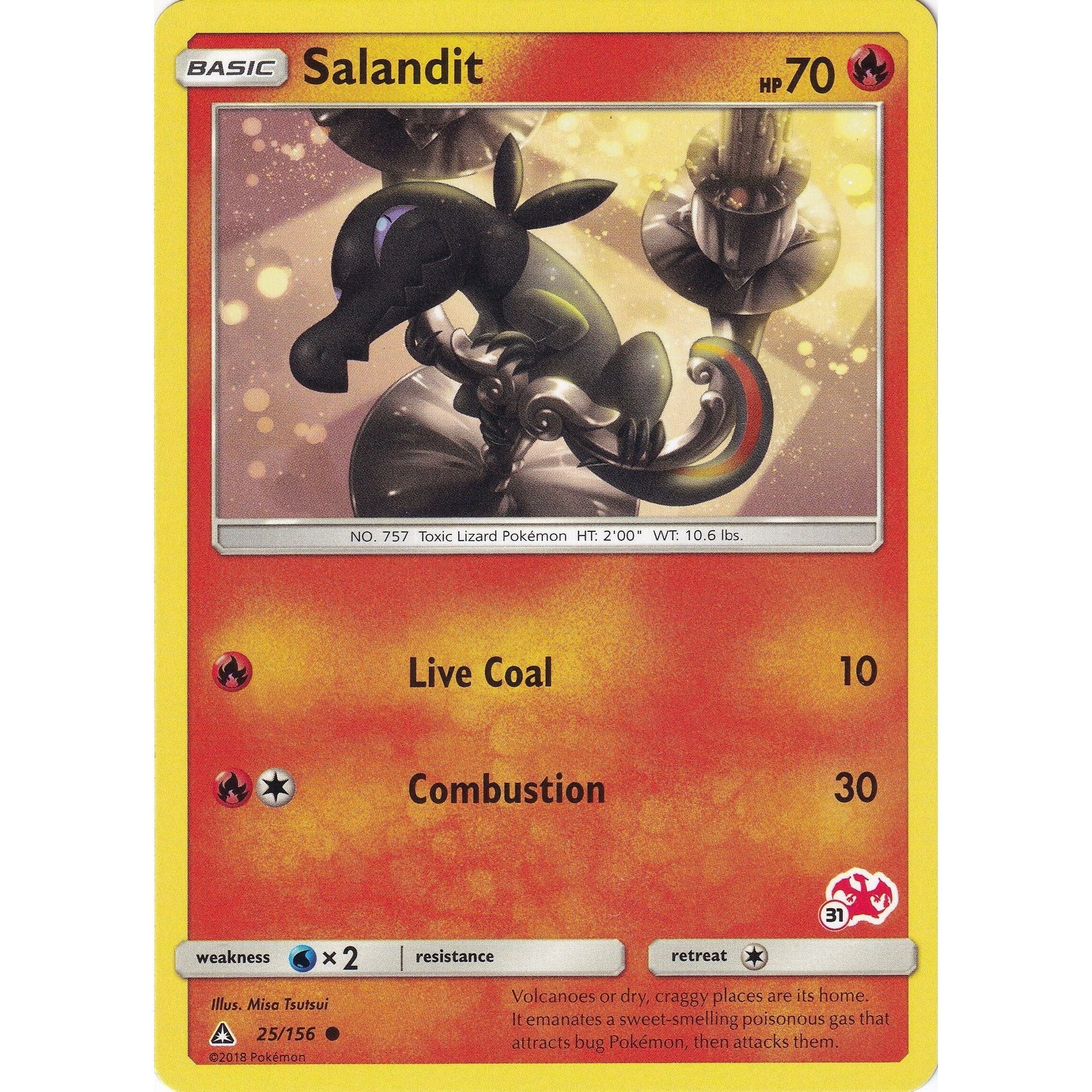 Salandit - 25/156 (#31 Charizard Stamped) (025/156) (BTA)