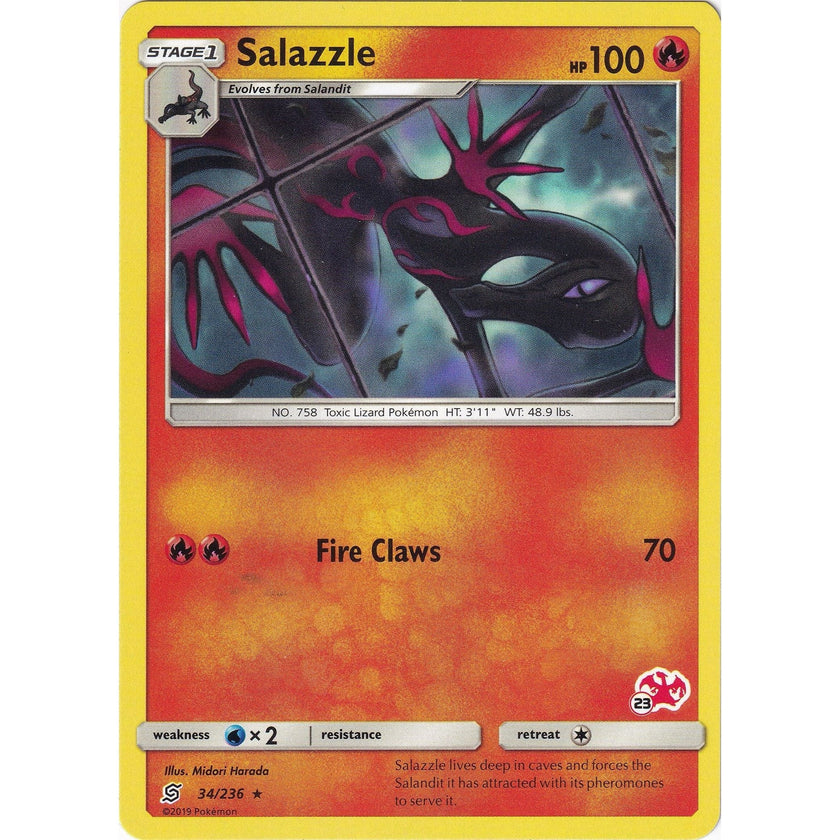 Salazzle - 34/236 (#23 Charizard Stamped) (034/236) (BTA)
