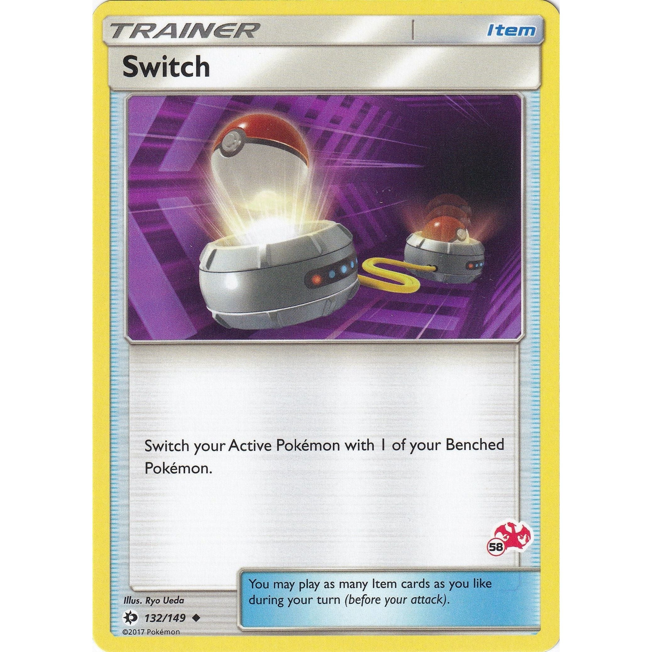 Switch - 132/149 (#58 Charizard Stamped) (132/149) (BTA)