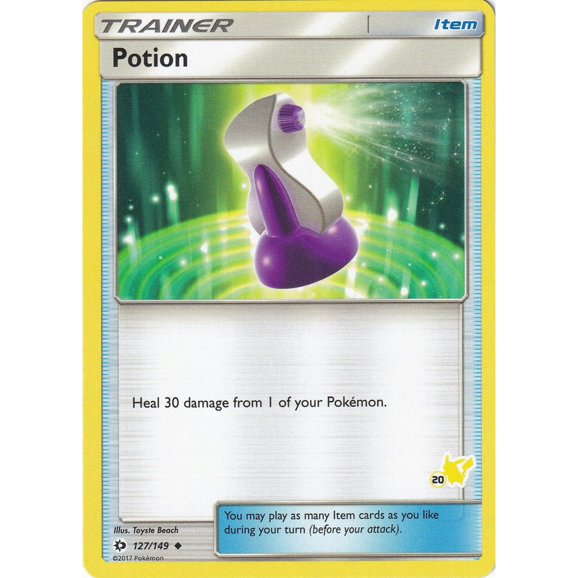 Potion - 127/149 (#20 Pikachu Stamped) (127/149) (BTA)