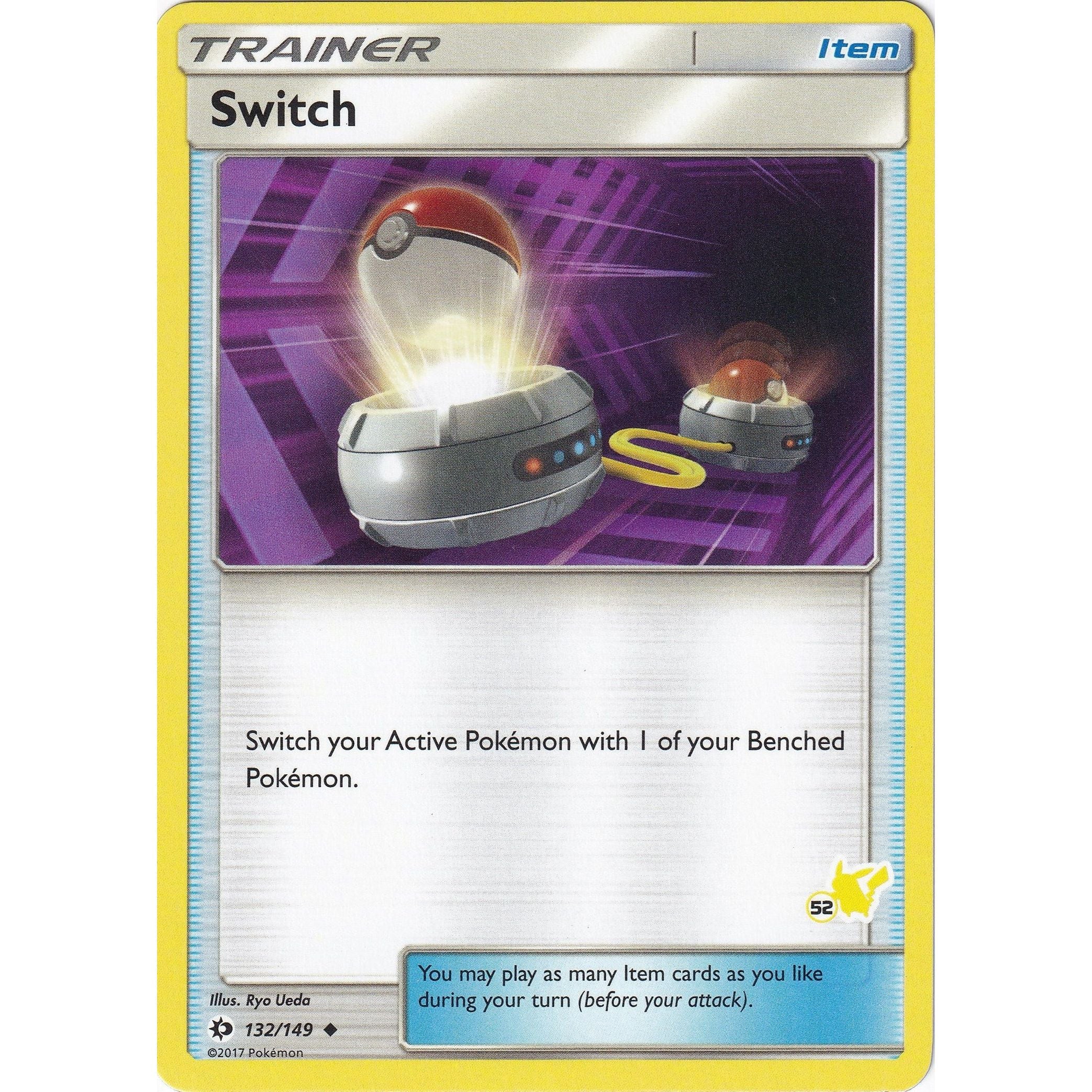 Switch - 132/149 (#52 Pikachu Stamped) (132/149) (BTA)