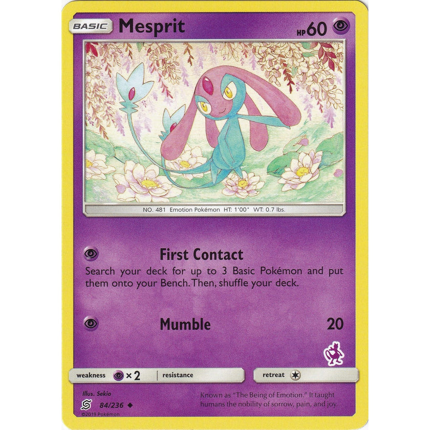 Mesprit - 84/236 (Mewtwo Stamped) (084/236) (BTA)