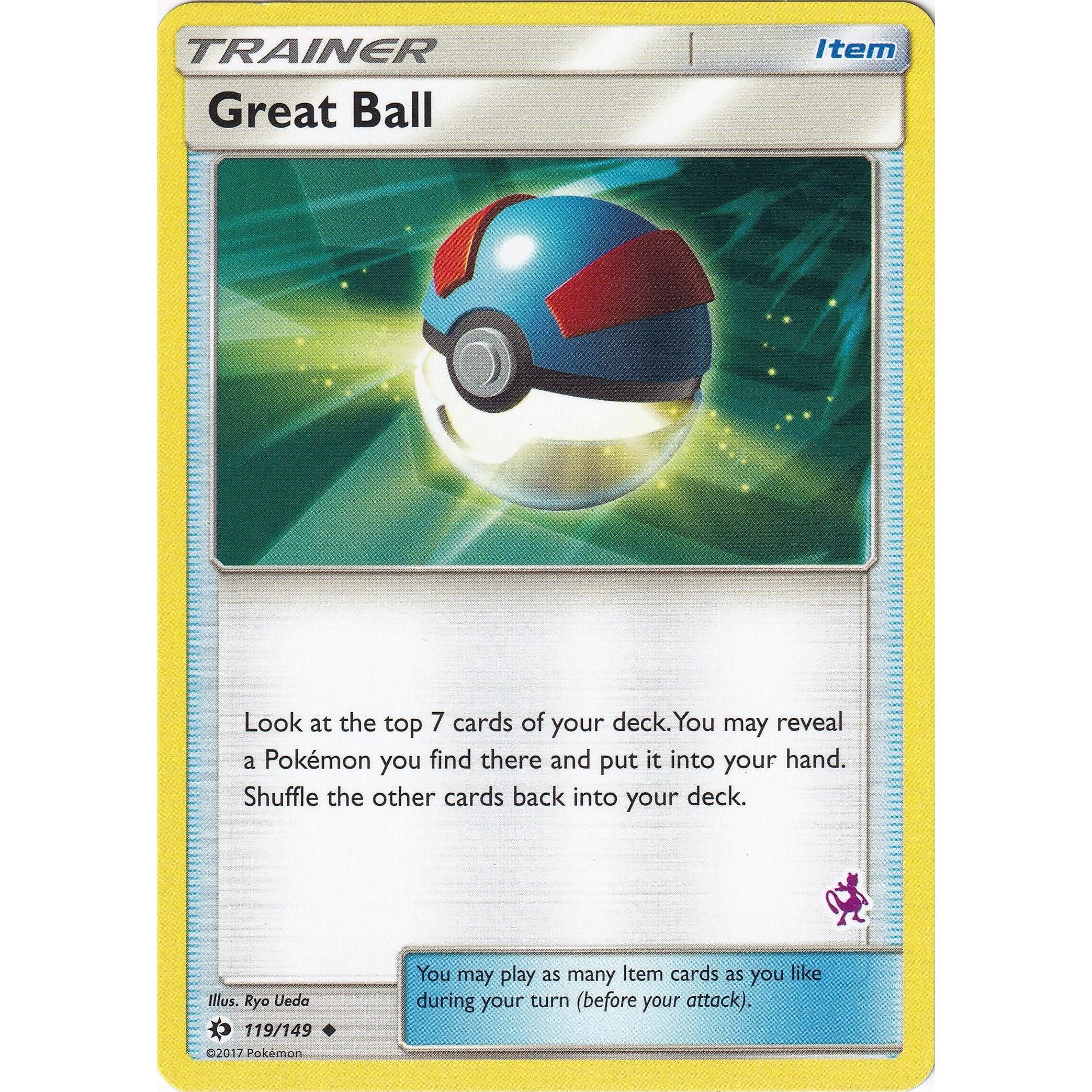 Great Ball - 119/149 (Mewtwo Stamped) (119/149) (BTA)