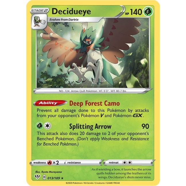 Decidueye (013/189) (SWSH03)