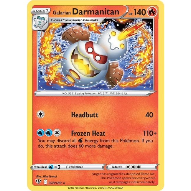 Galarian Darmanitan (28) (028/189) (SWSH03)