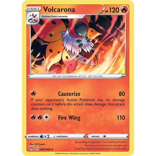 Volcarona (030/189) (SWSH03)