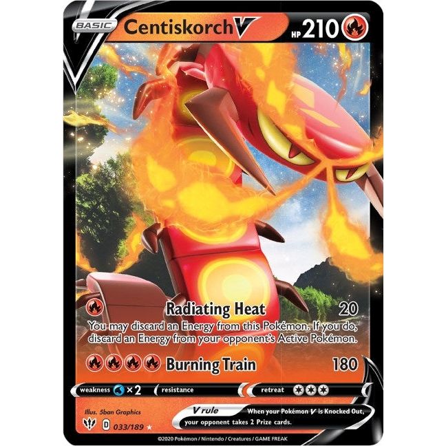 Centiskorch V (033/189) (SWSH03)