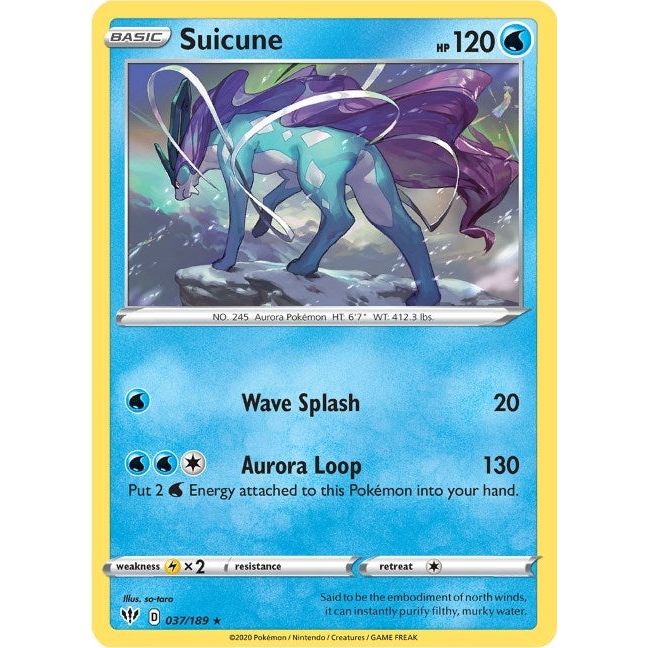Suicune (037/189) (SWSH03)