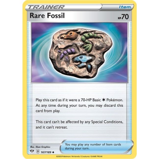 Rare Fossil (167/189) (SWSH03)
