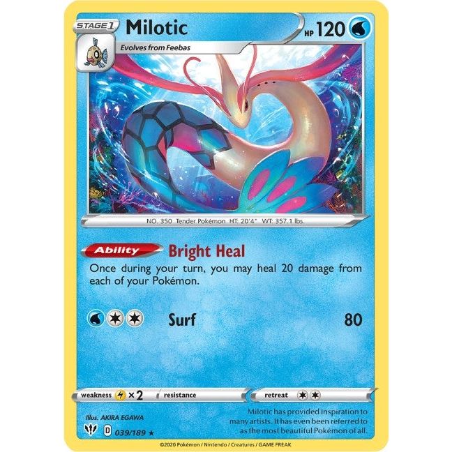 Milotic (039/189) (SWSH03)