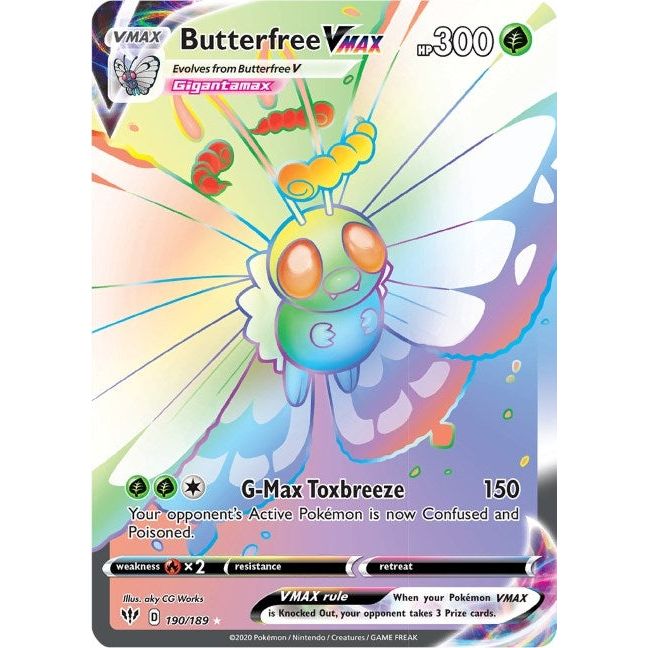 Butterfree VMAX (Secret) (190/189) (SWSH03)