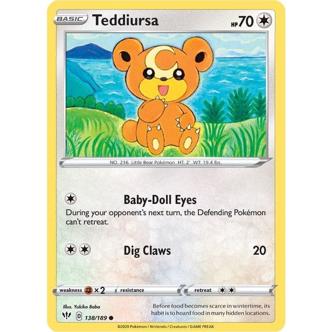 Teddiursa (138/189) (SWSH03)
