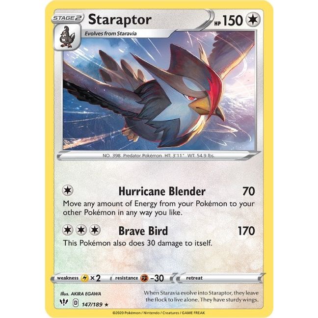 Staraptor (147/189) (SWSH03)