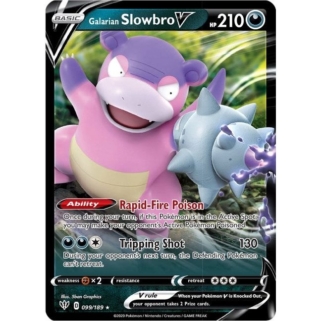Galarian Slowbro V (099/189) (SWSH03)