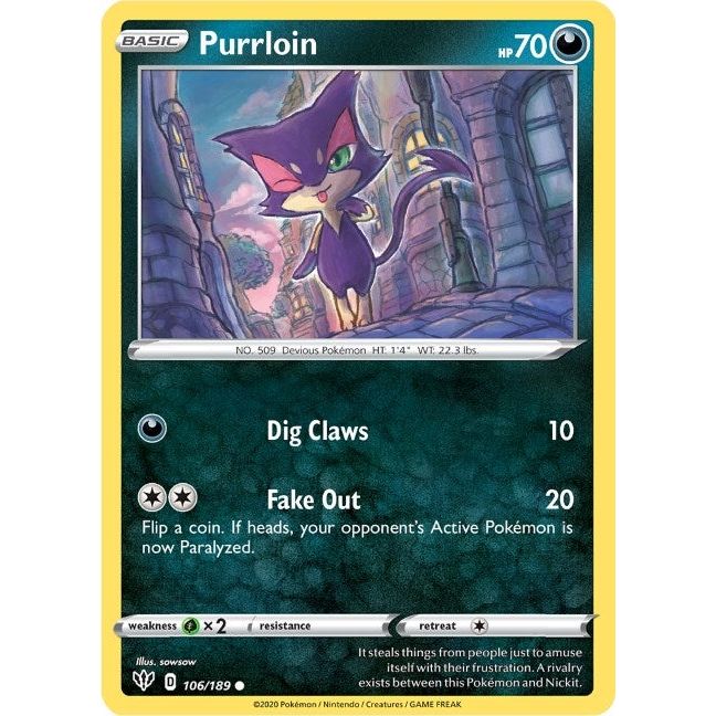 Purrloin (106/189) (SWSH03)
