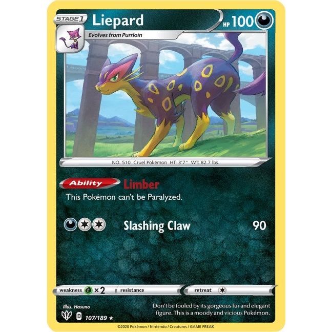 Liepard (107/189) (SWSH03)