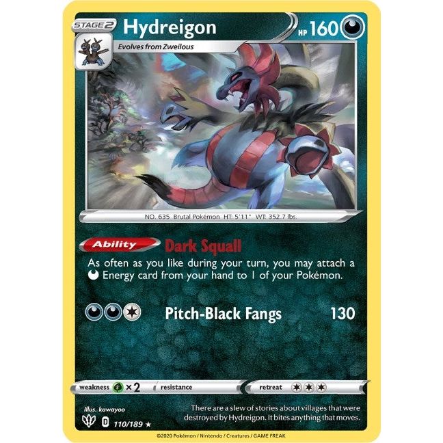 Hydreigon (110/189) (SWSH03)