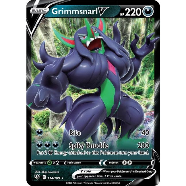 Grimmsnarl V (114/189) (SWSH03)