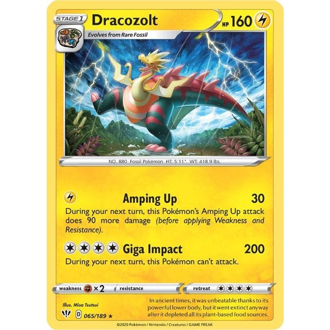 Dracozolt (065/189) (SWSH03)