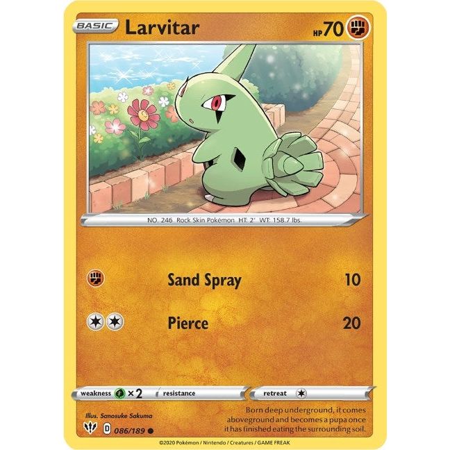 Larvitar (086/189) (SWSH03)