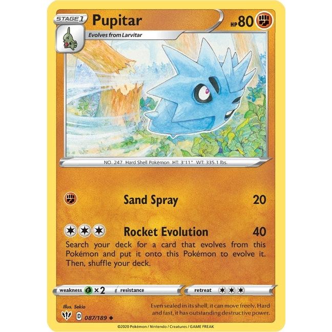 Pupitar (087/189) (SWSH03)