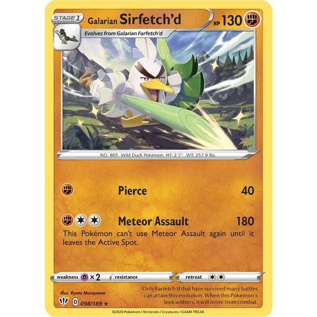 Galarian Sirfetch'd (098/189) (SWSH03)