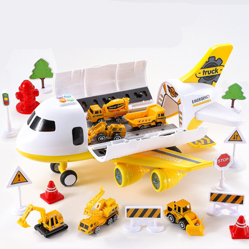 Kids 18-Piece Aircraft Theme Toy Set with Alloy Cars Canada USA