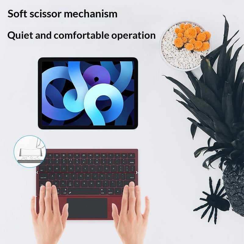 Portable Tri-Fold Bluetooth Keyboard – Ultra-Thin Foldable Wireless Keyboard for iPad Canada