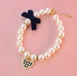 Justine Dog Collar | Pearl Style Dog Collar