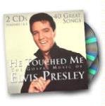 Elvis Presley Two DVD & Two CD Collectors Edition Set - He Touched Me the Gospel Music The King with Over 40 Great Songs As Seen On TV Volume 1 & 2 Music CD and DVD AsSeenOnTV