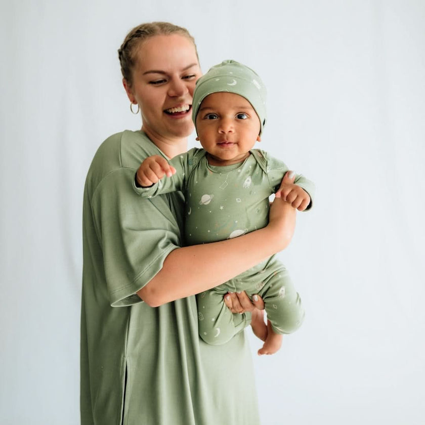 Bamboo Baby Capsule Gift Box | Outer Space & Sage