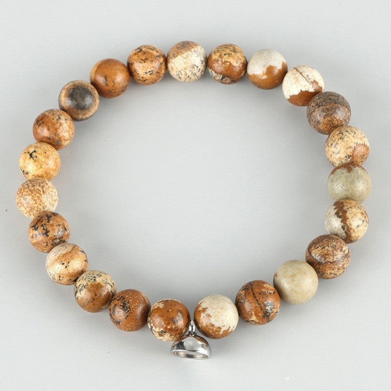 Lava Volcanic Stone Couple Magnetic Clasp Bracelet – 7 Stone Styles