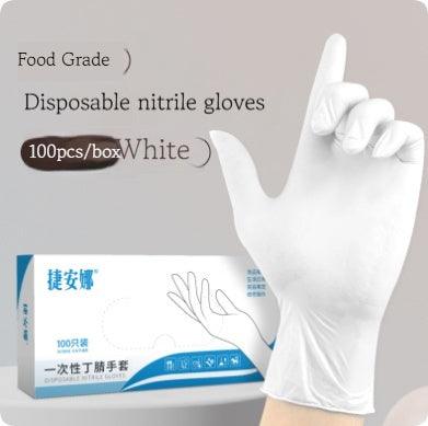 Disposable Nitrile Gloves 100 Pack – Latex-Free Powder-Free Protective Gloves
