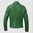 Women’s Lightweight Leather Fashion Jacket | Soft Naked Cowhide Casual Moto Style