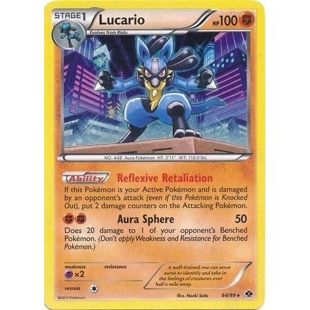 Lucario - 64/99 (Cosmos Holo) (064/099) (BLE)