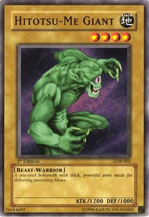 undefined (LOB-002) - The Legend of Blue Eyes White Dragon 1st Edition