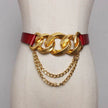Street shot fashion metal chain link Waist Belt women