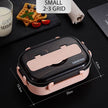 Stainless Steel Insulated Kids Bento Lunch Box with Cutlery