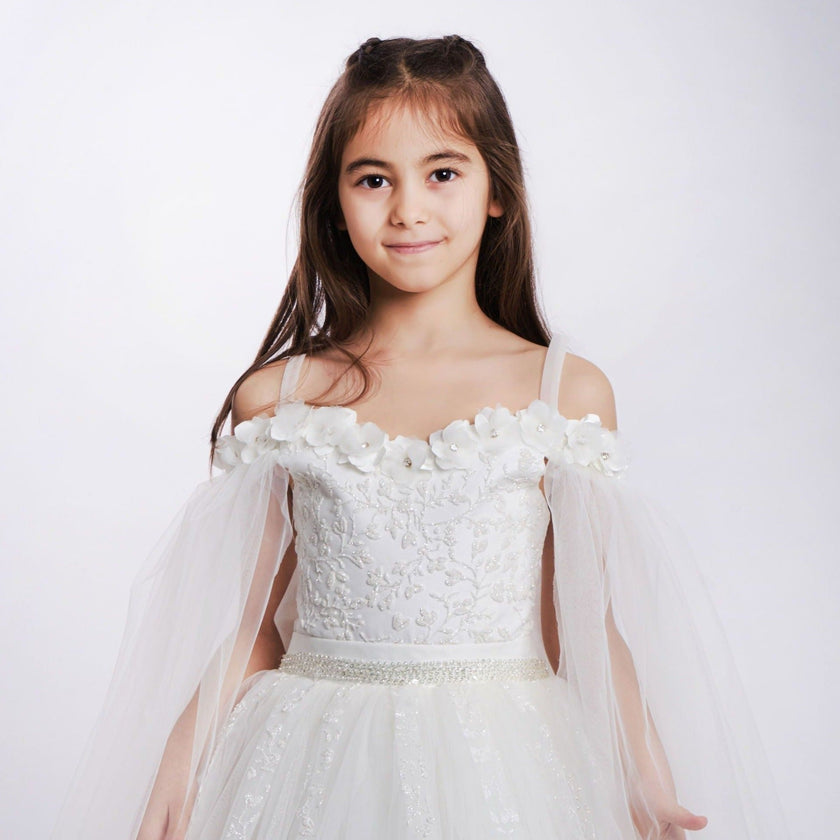 Graceful Garden Girls Formal Dress