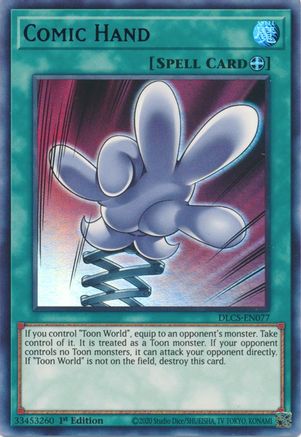Comic Hand (Purple) (DLCS-EN077) - Dragons of Legend: The Complete Series 1st Edition