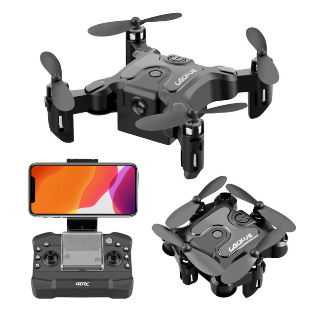 Mini Folding Drone with HD Camera, WiFi FPV, Altitude Hold, 360° Rolls