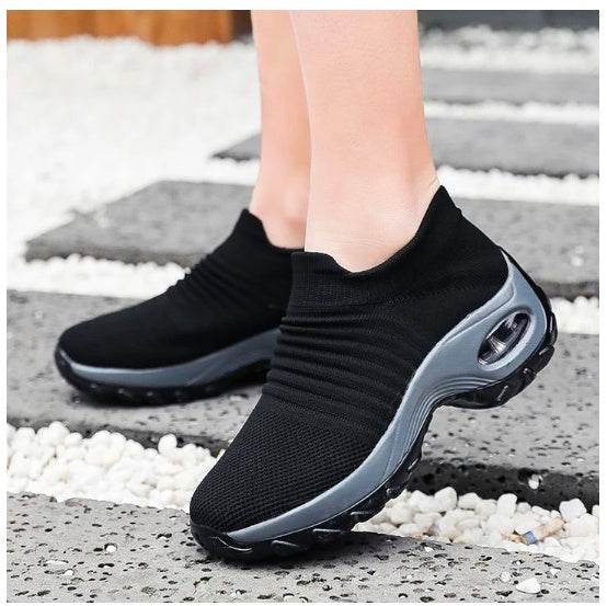 Casual Fashionable Socks Mesh Sneakers No tie sneakers women